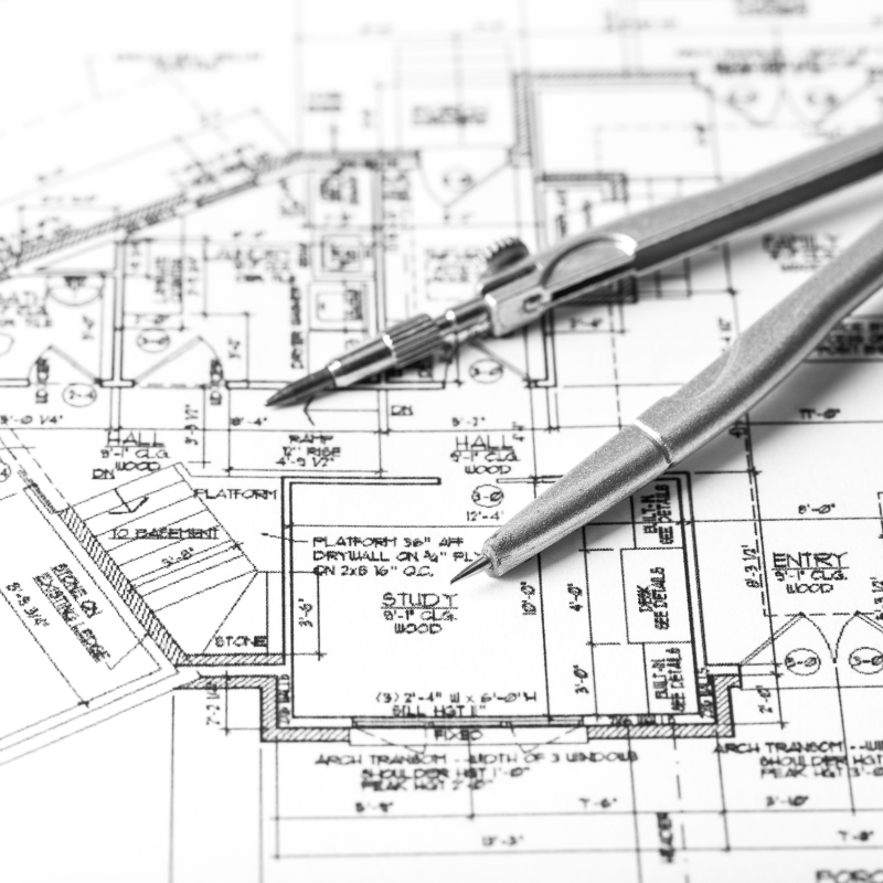 Système de guidage à la place pour architectes